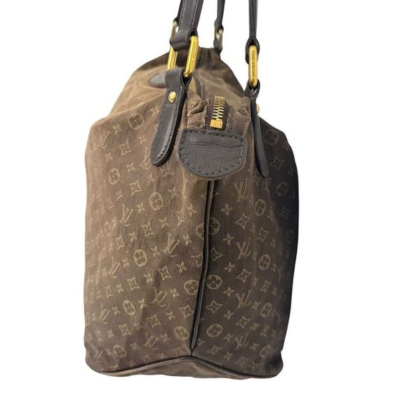 Louis Vuitton Authentic Dark Brown Monogram Idylle Ballade MM Canvas Shoulder To - Picture 14 of 15